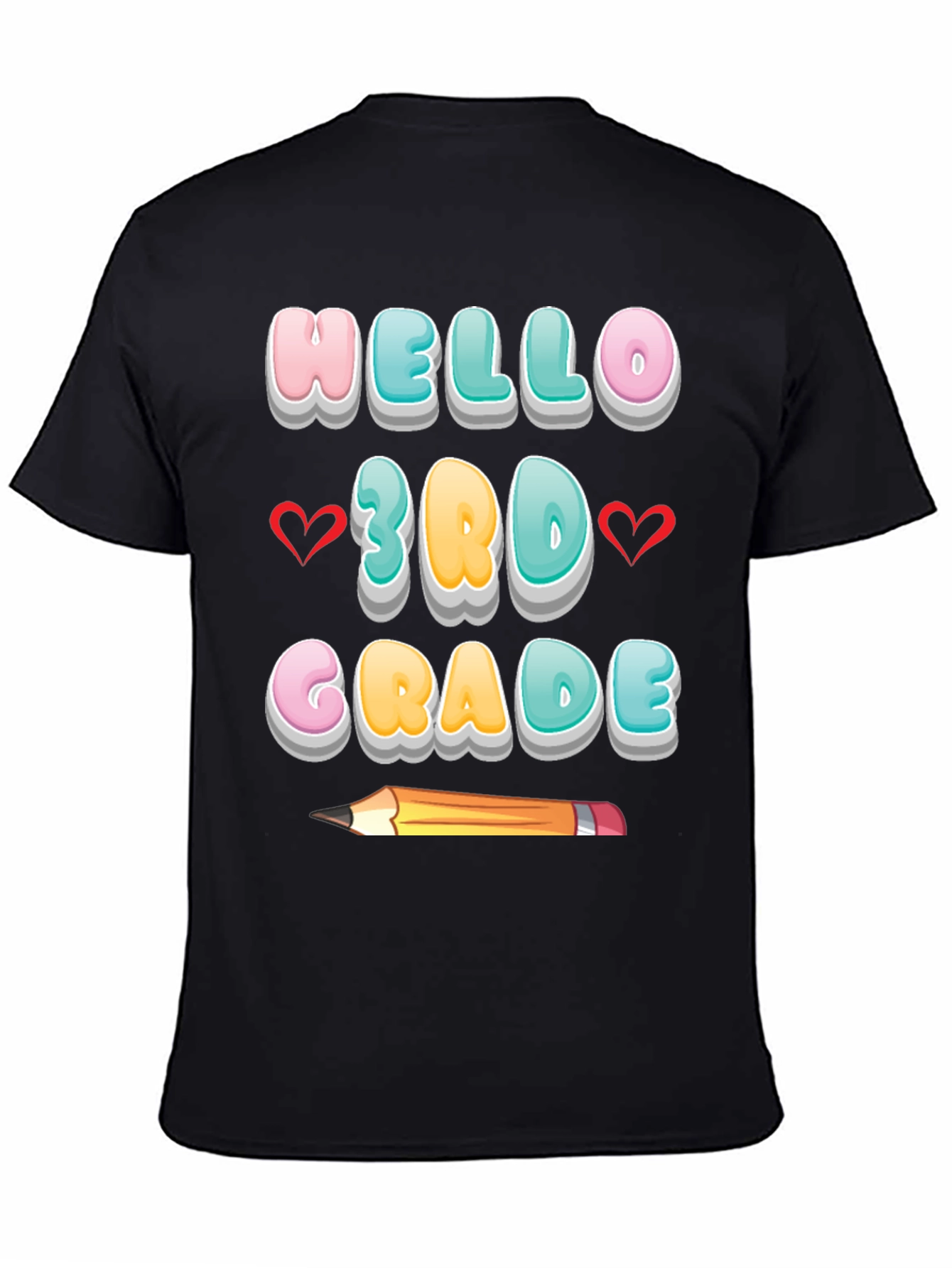 Hello 3rd Grade T-Shirt - Back to School