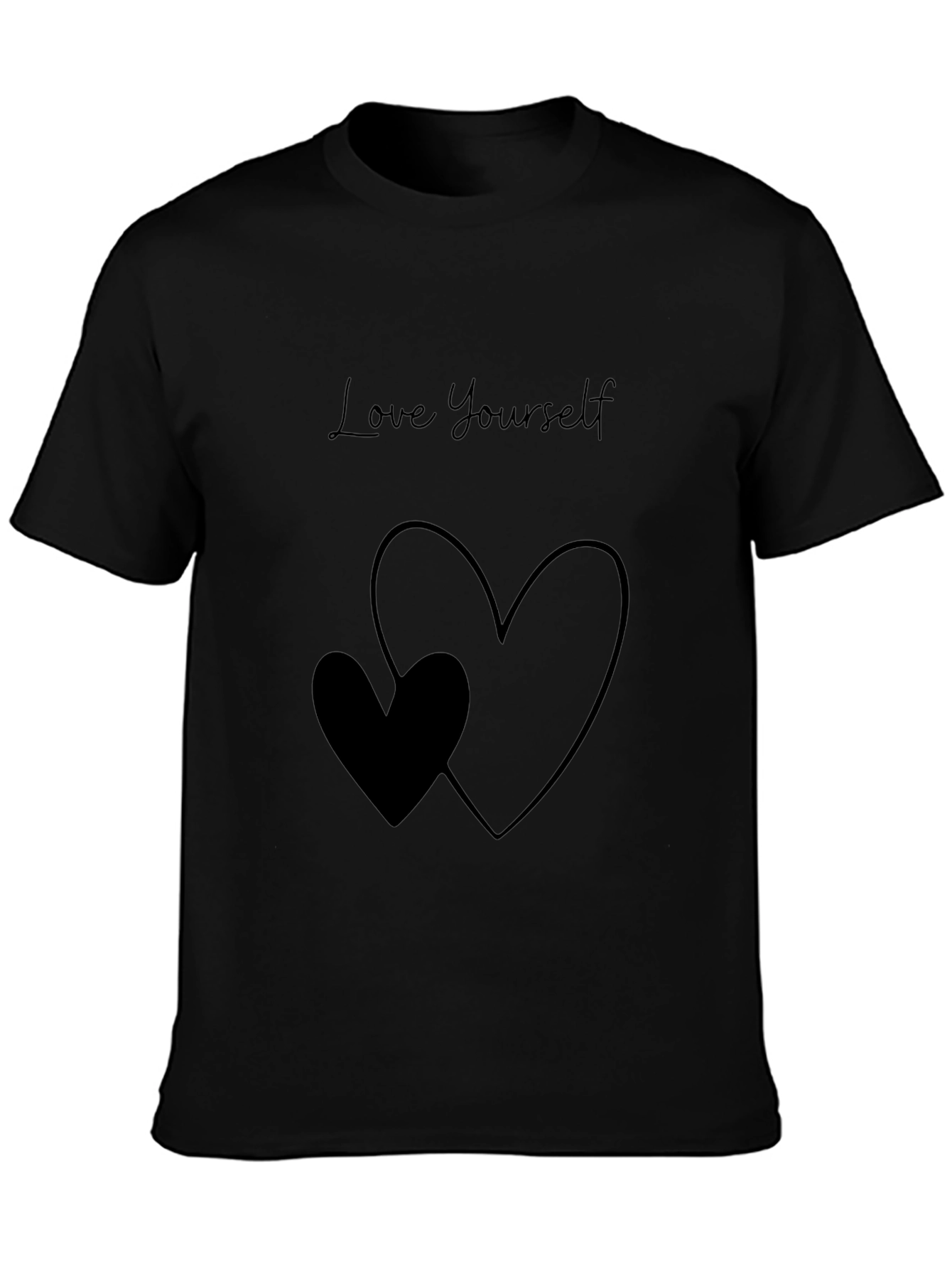 Love Yourself Graphic Tee - Black