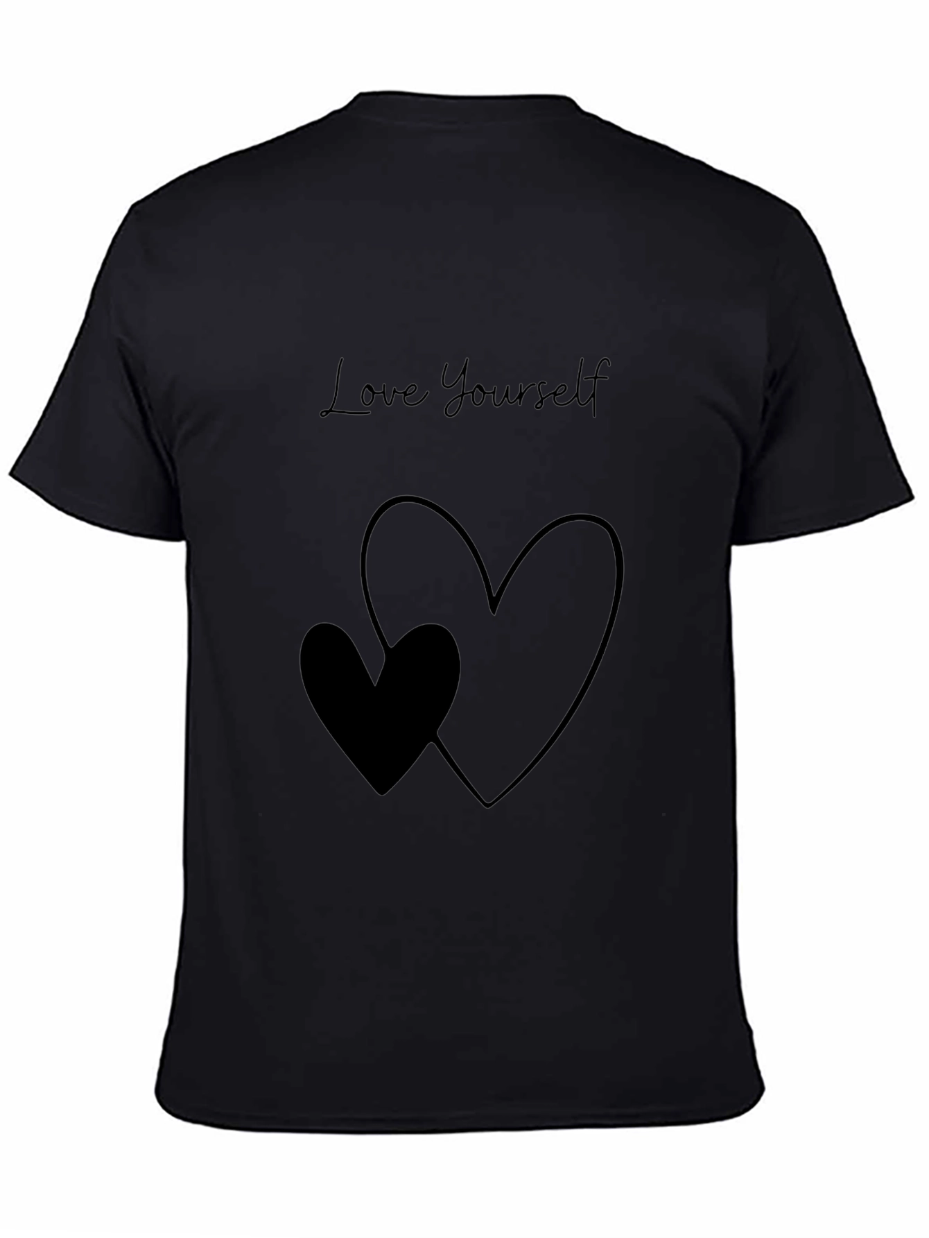 Love Yourself Graphic Tee - Black