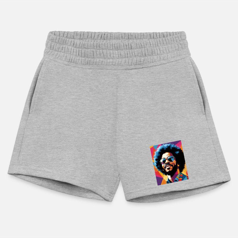 Vibrant Afro Portrait with Sunglasses