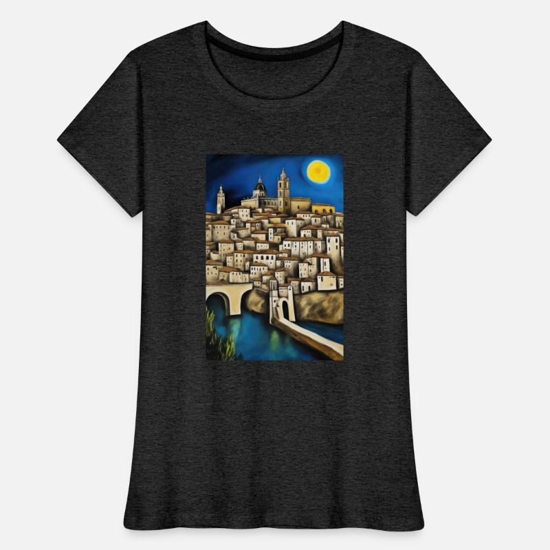 View of Toledo - Surreal Cityscape Painting