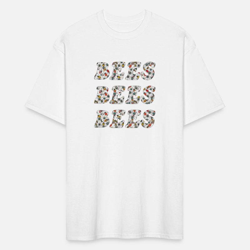 Vintage Bee Pattern - A Garden Design