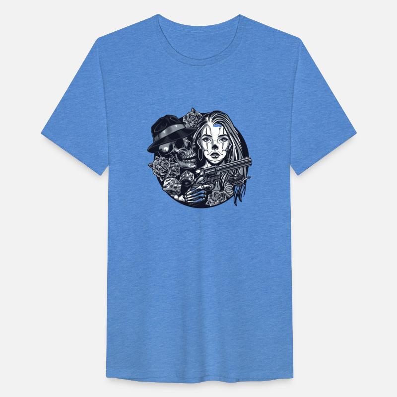 Vintage monochrome chicano tattoo