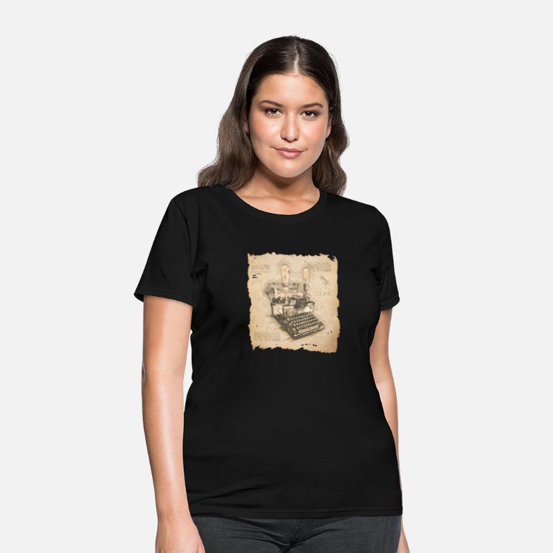 Vintage Old Fashion Art. Author, Writer, Newspaper