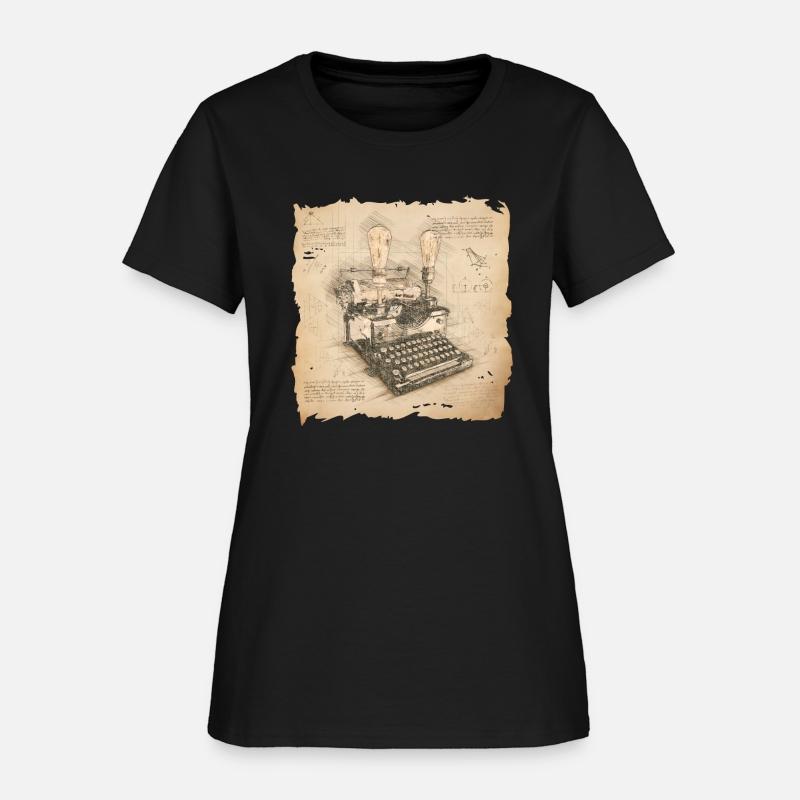 Vintage Old Fashion Art. Author, Writer, Newspaper