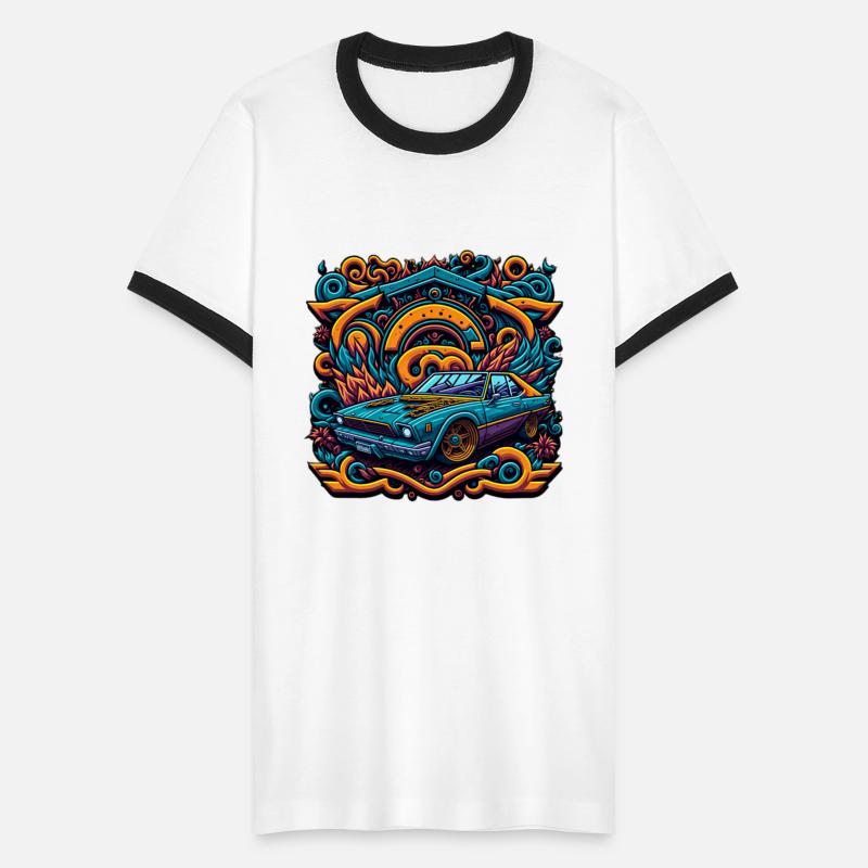 vintage retro car graphic