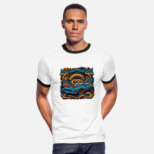 vintage retro car graphic