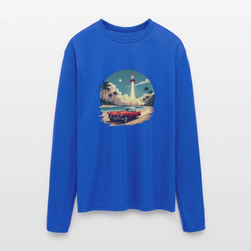 Vintage Rocket Launch Beach