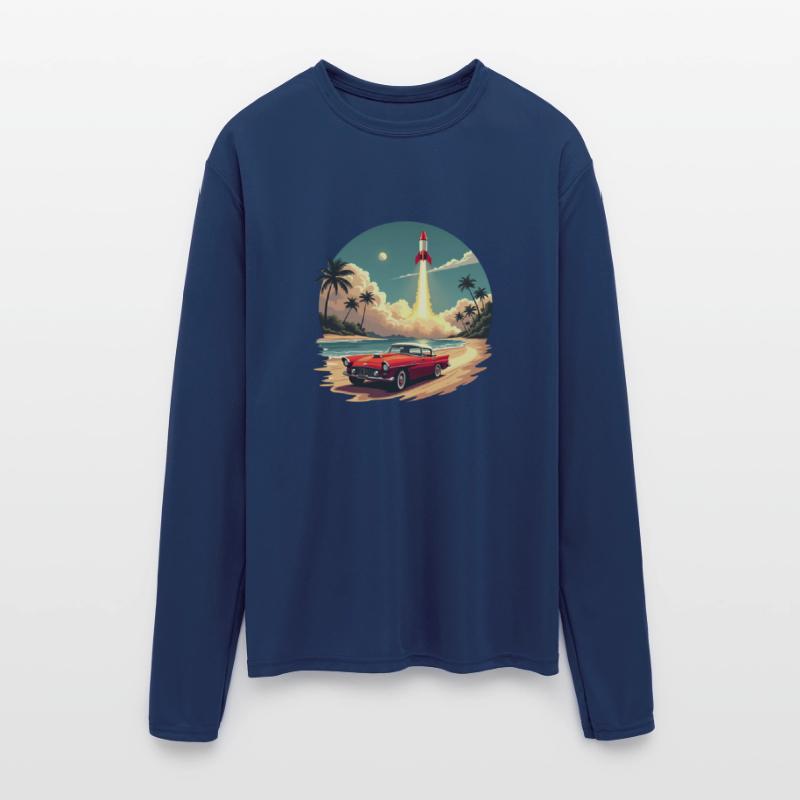 Vintage Rocket Launch Beach