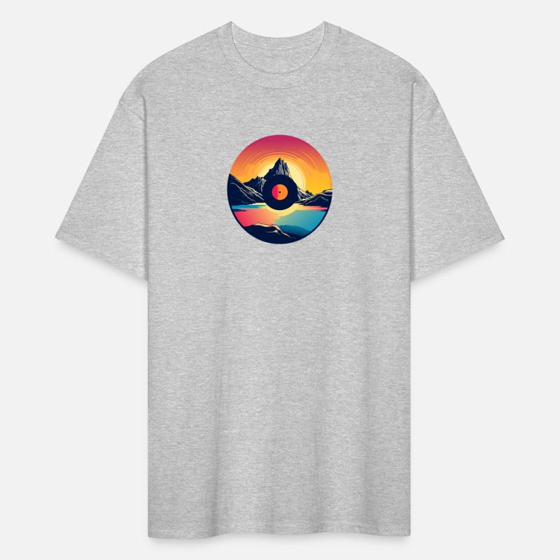 Vinyl Transforms into Mountain Landscape