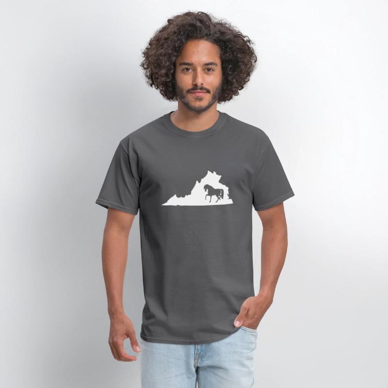 Virginia Horse Map Horseback Riding Equestrian T S