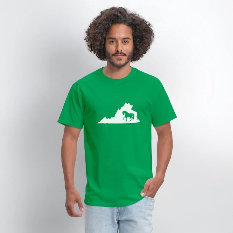 Virginia Horse Map Horseback Riding Equestrian T S