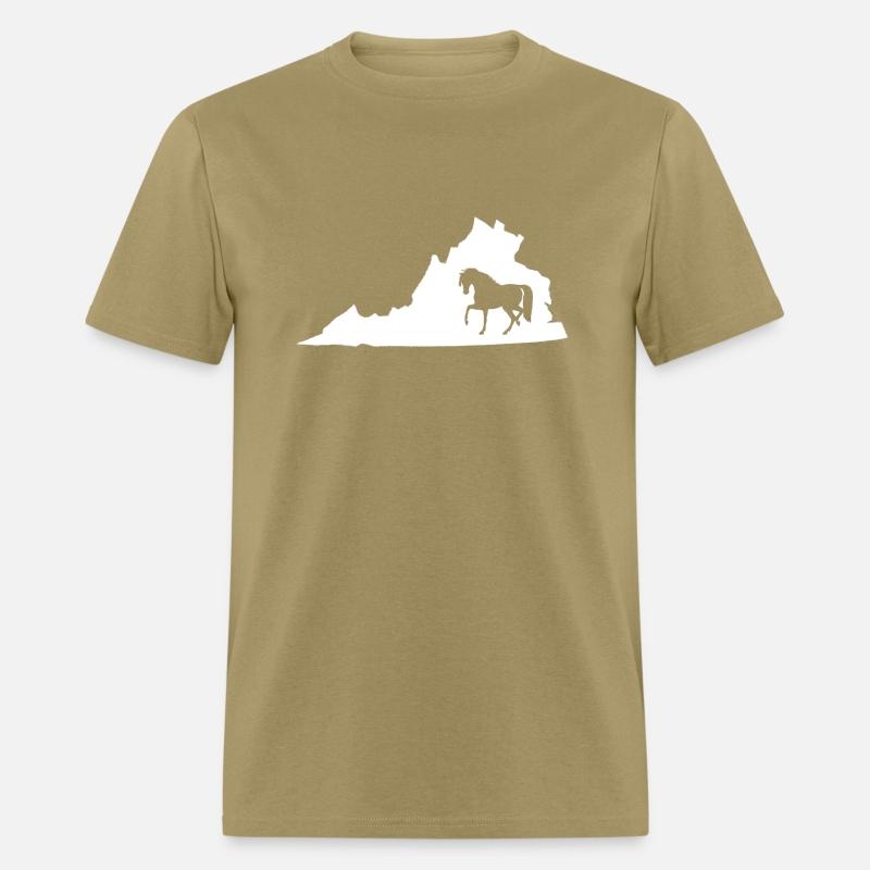Virginia Horse Map Horseback Riding Equestrian T S