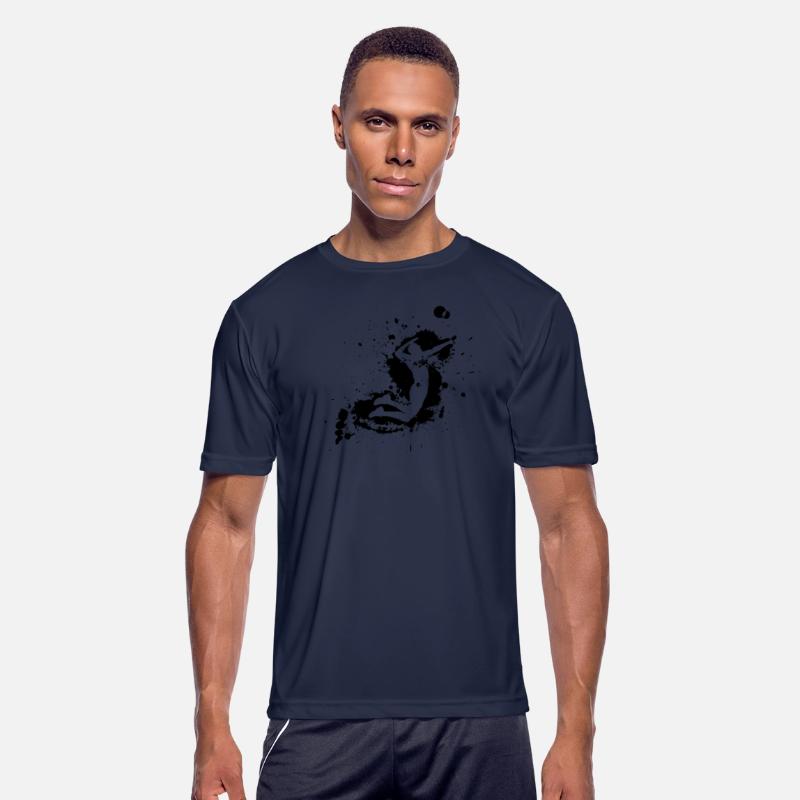 Volleyball Spike Man Black