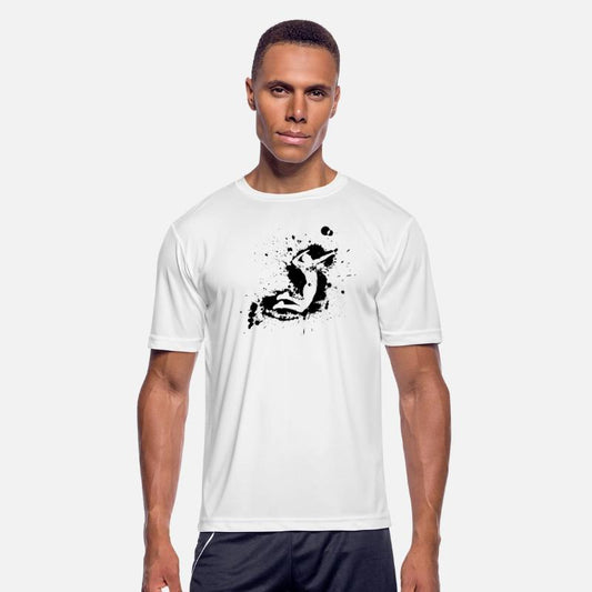 Volleyball Spike Man Black