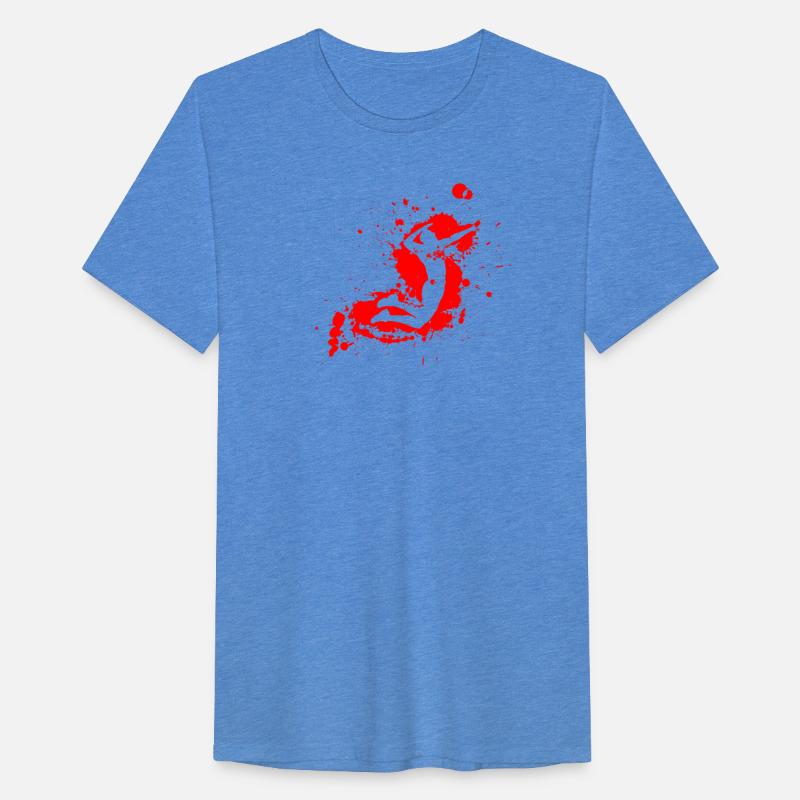 Volleyball Spike Man Red