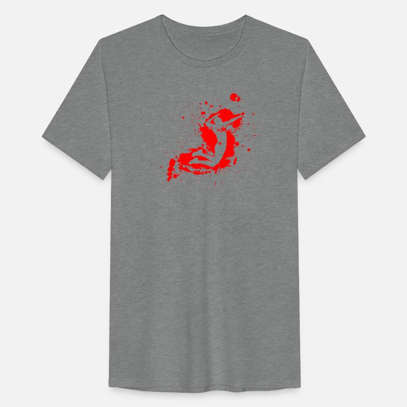 Volleyball Spike Man Red