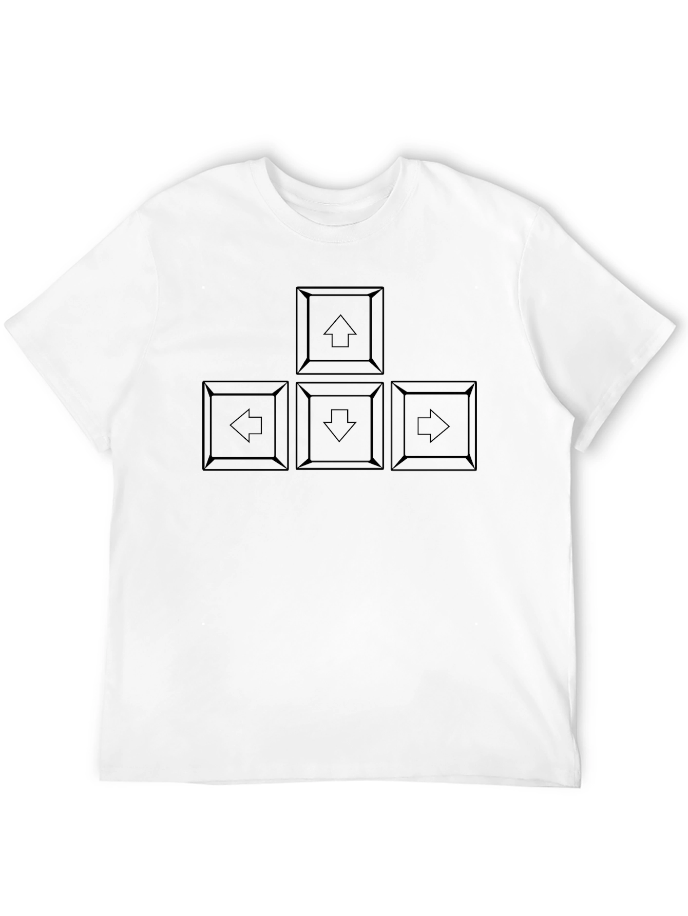 Arrow Keys T-Shirt - Gaming & Directional Design