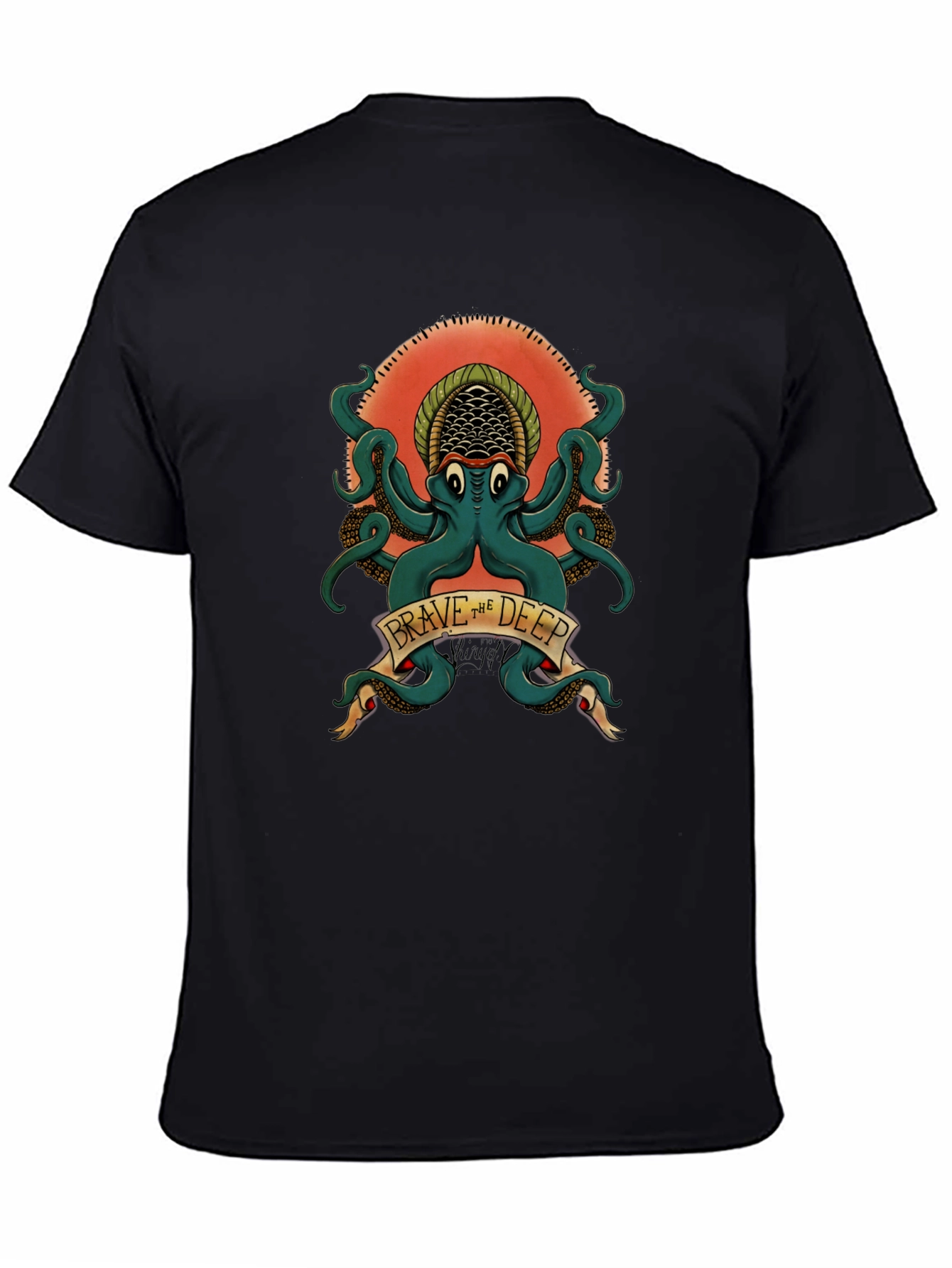Brave the Deep Octopus Graphic Tee
