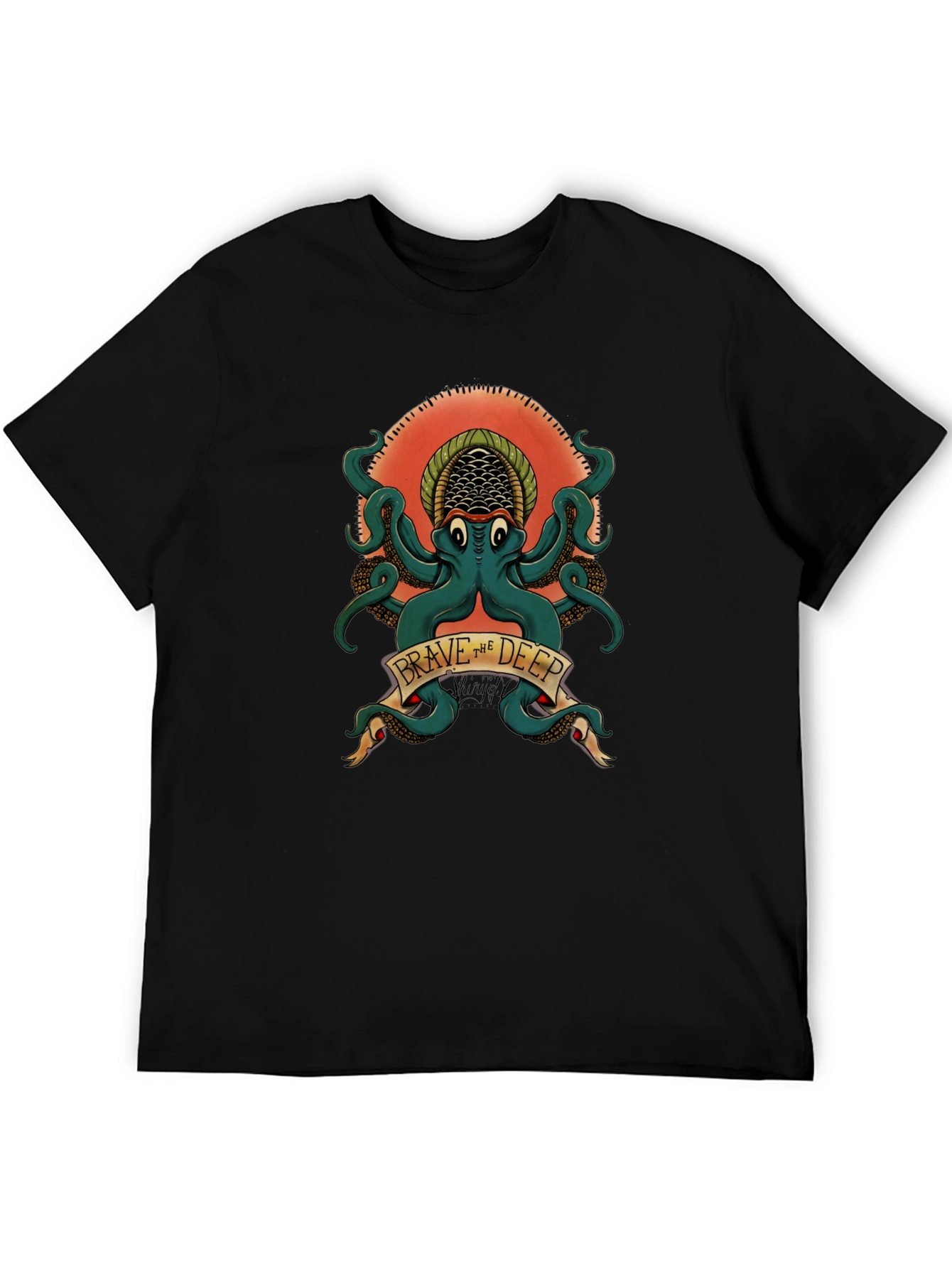 Brave the Deep Octopus Graphic Tee