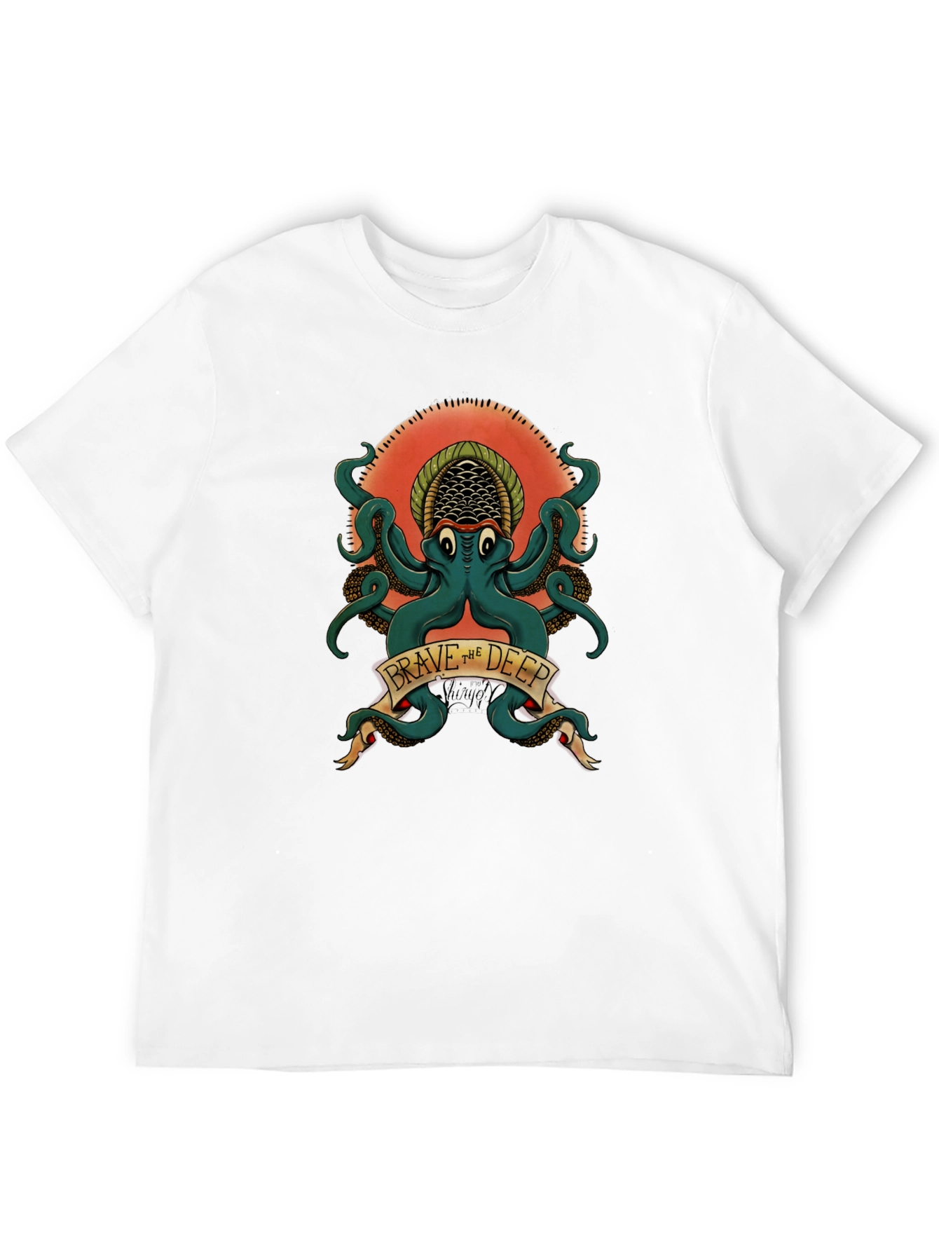 Brave the Deep Octopus Graphic Tee