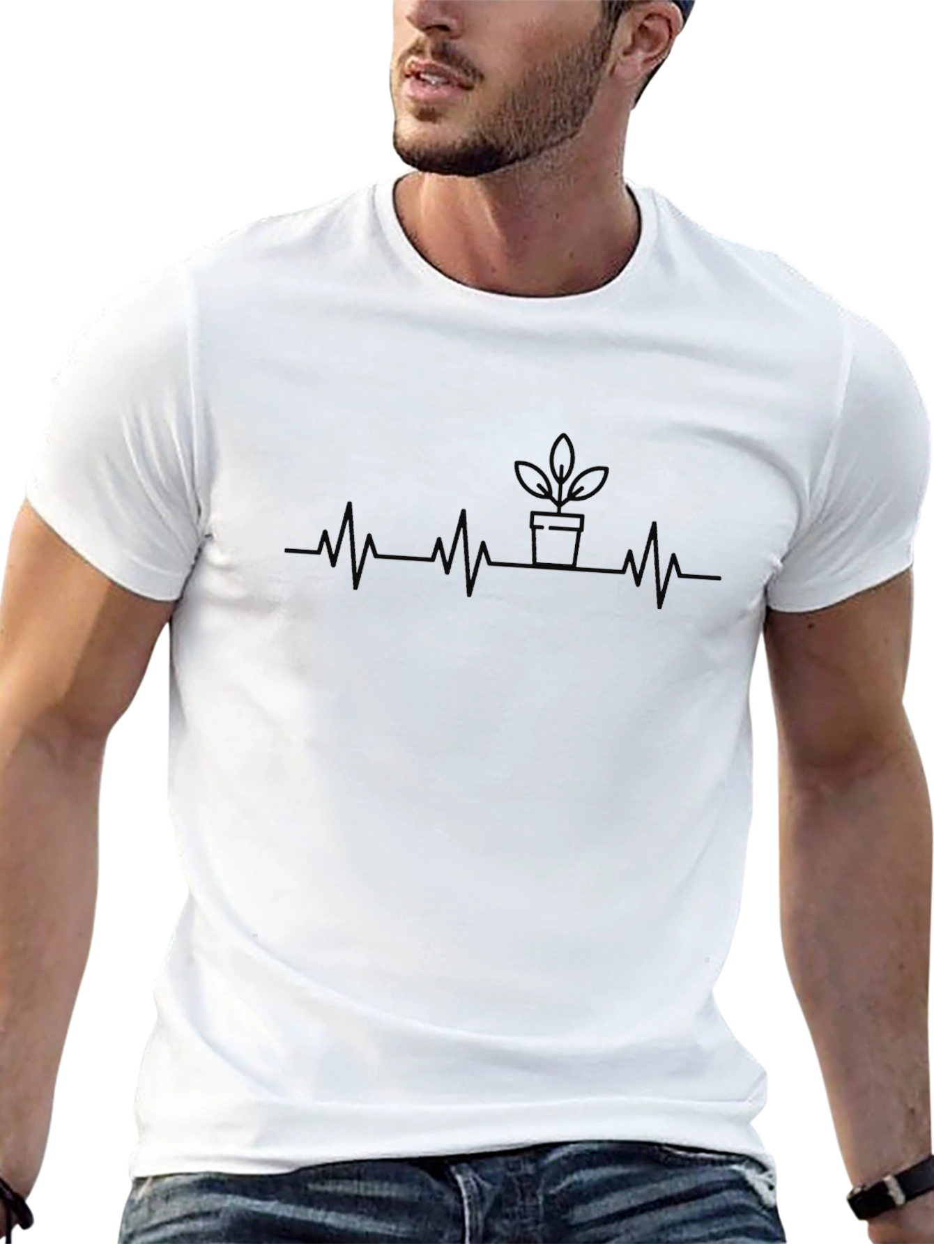 Gardener Heartbeat T-Shirt - Plant Lover Tee