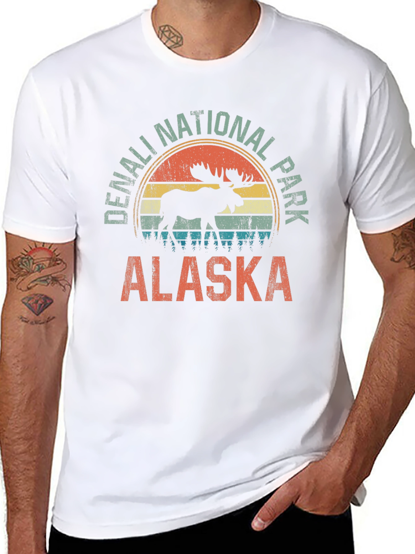 Denali National Park Alaska Graphic Tee