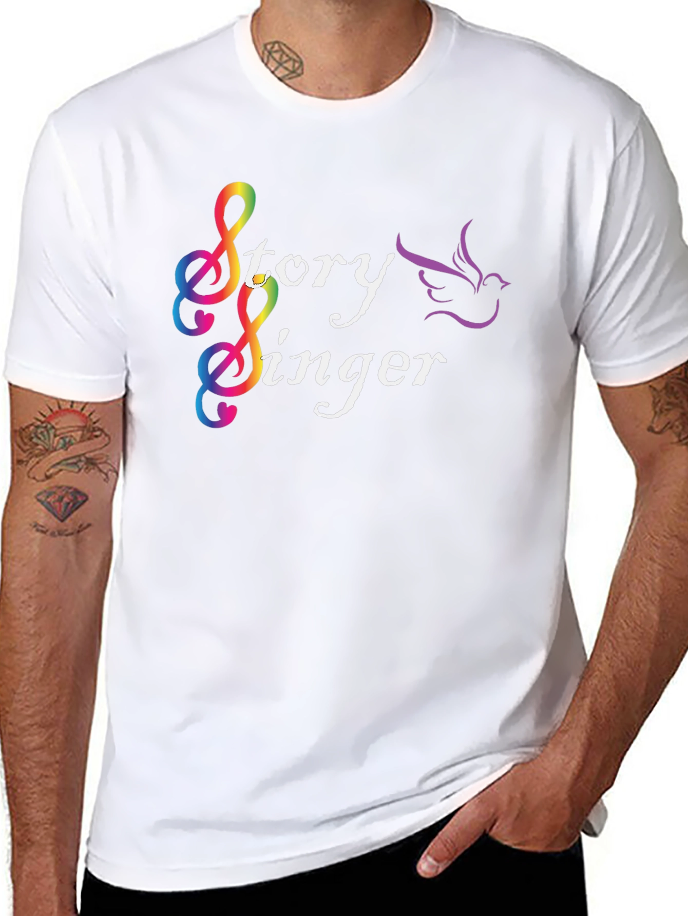 Story Singer Black T-Shirt
