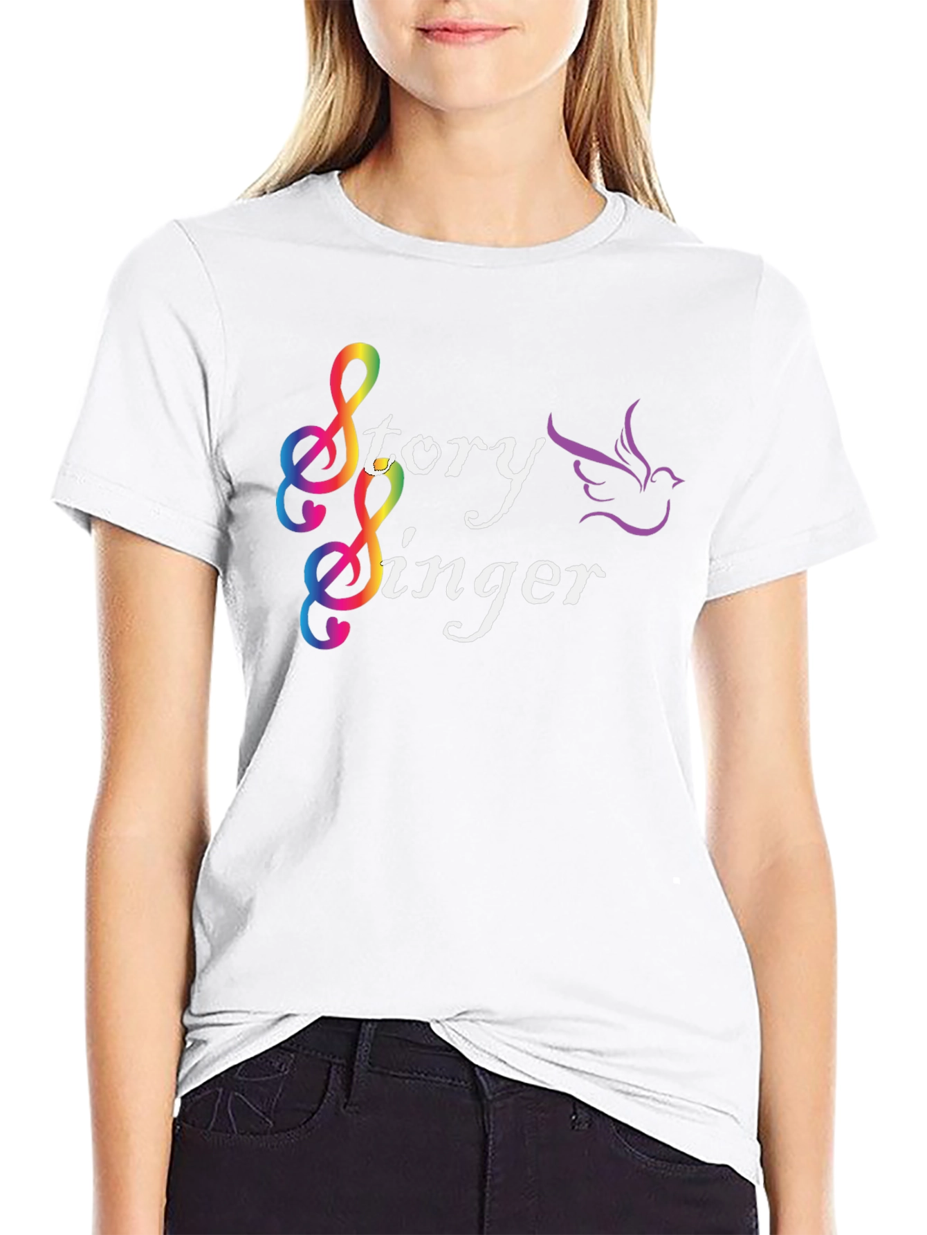 Story Singer Black T-Shirt