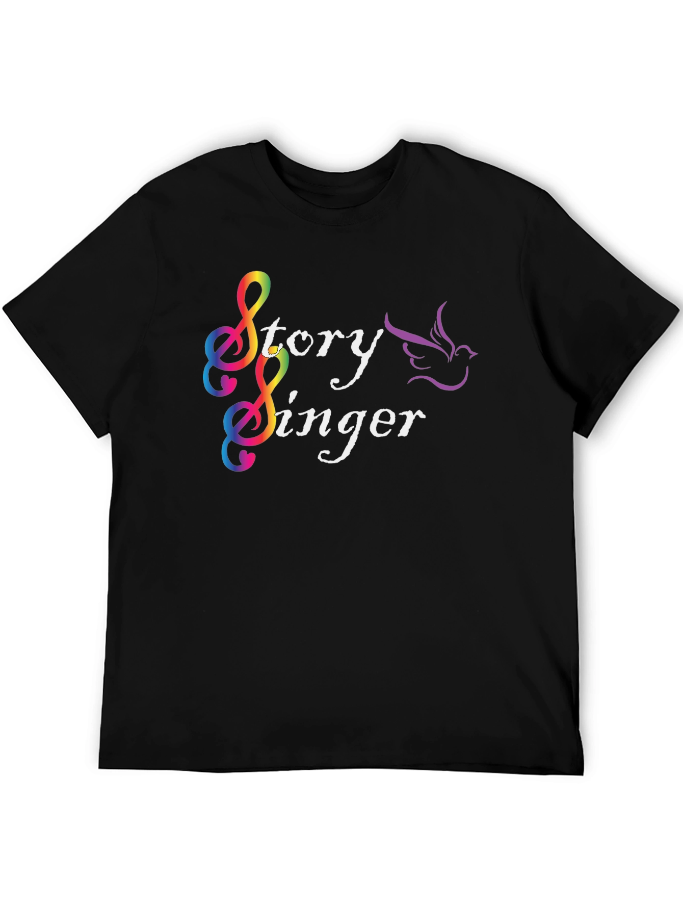 Story Singer Black T-Shirt