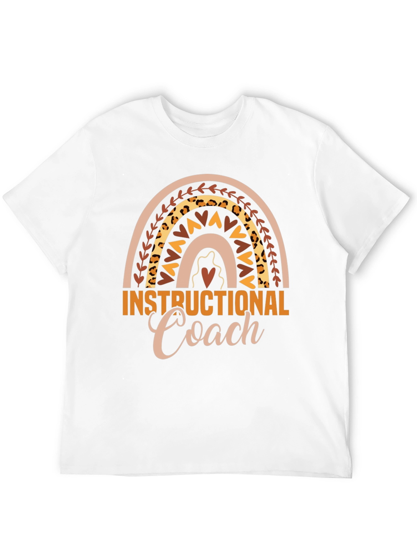 Instructional Coach Rainbow Graphic Tee