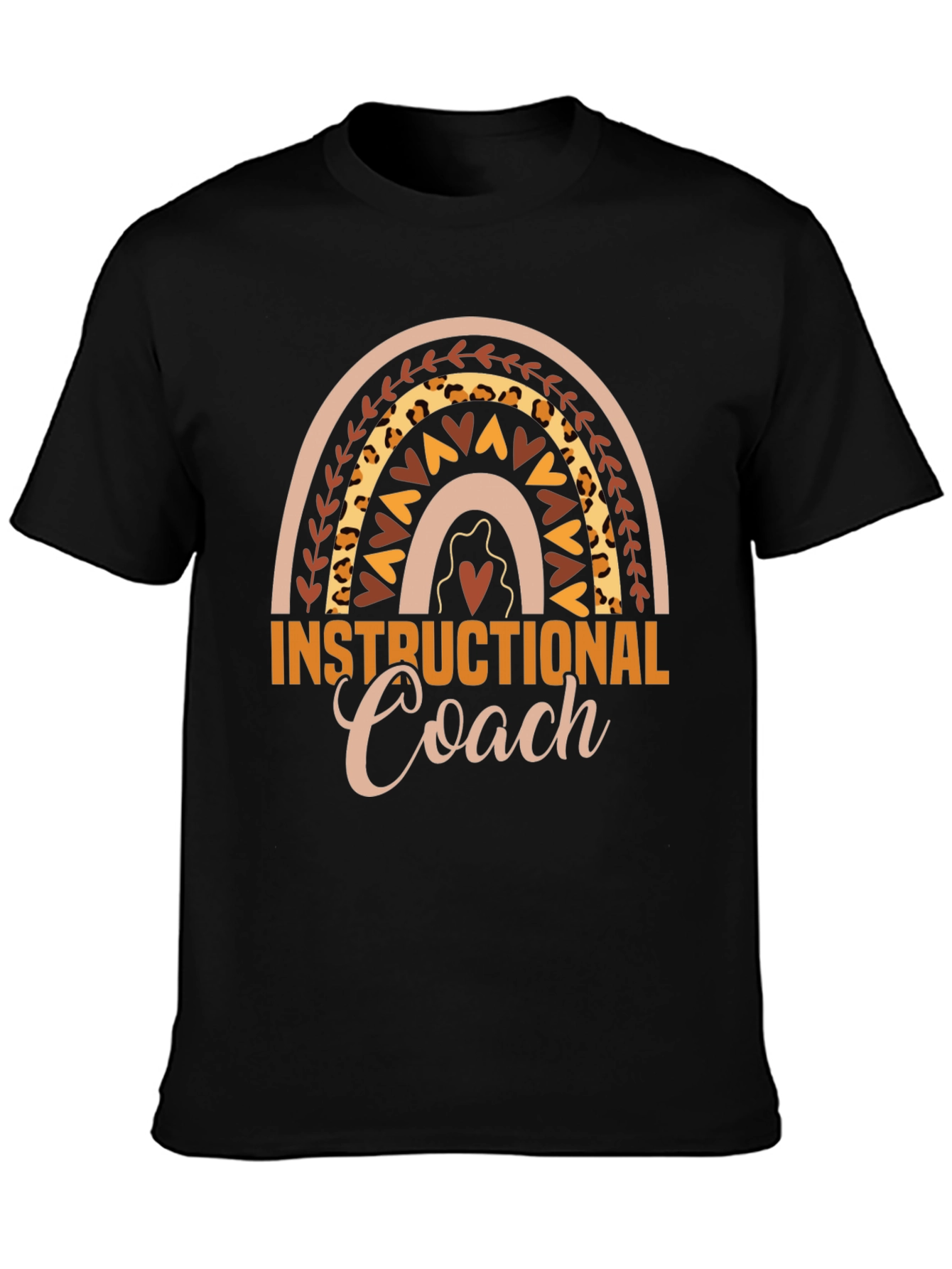 Instructional Coach Rainbow Graphic Tee