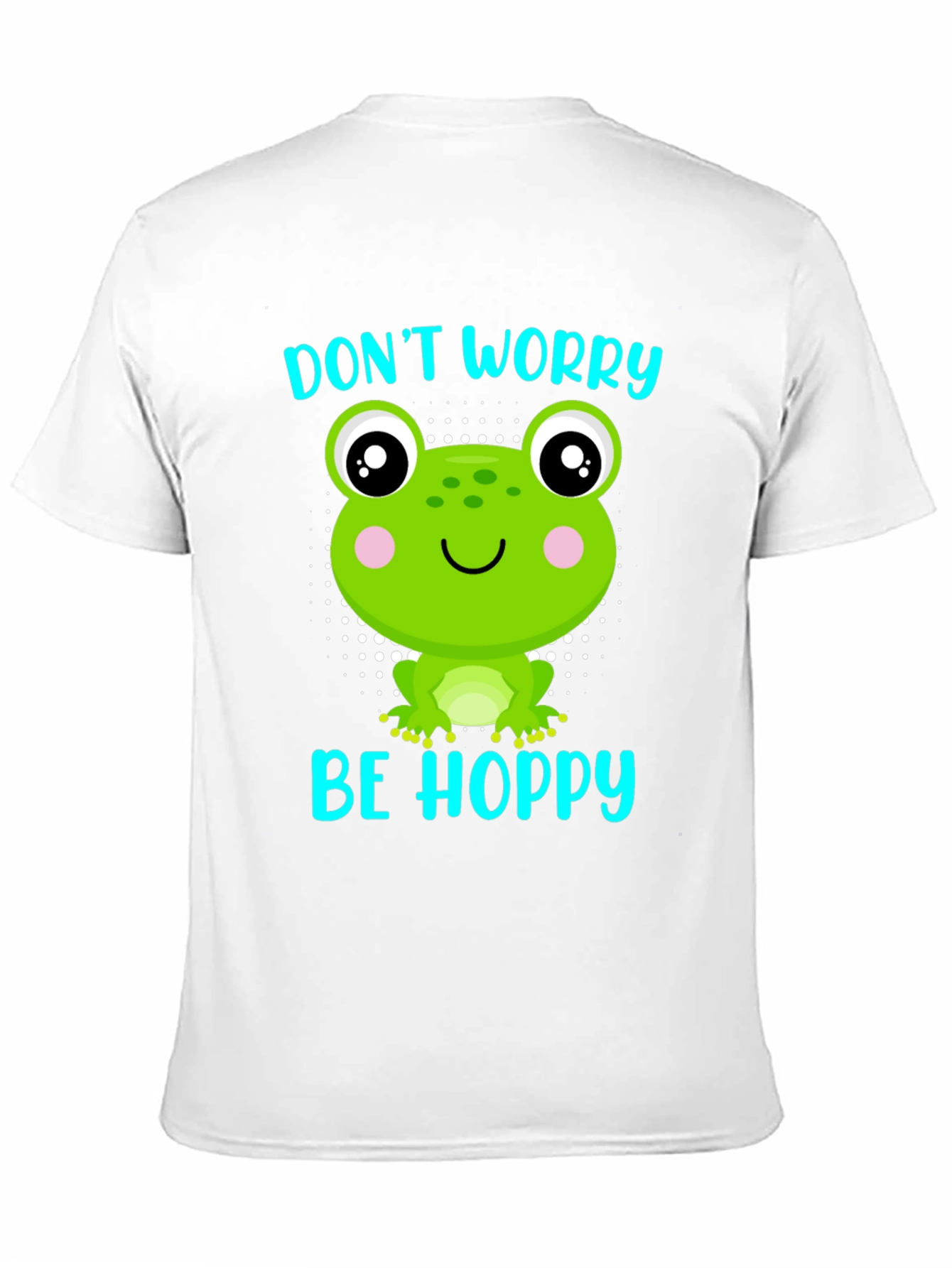 Dont Worry Be Hoppy Frog Graphic T-Shirt