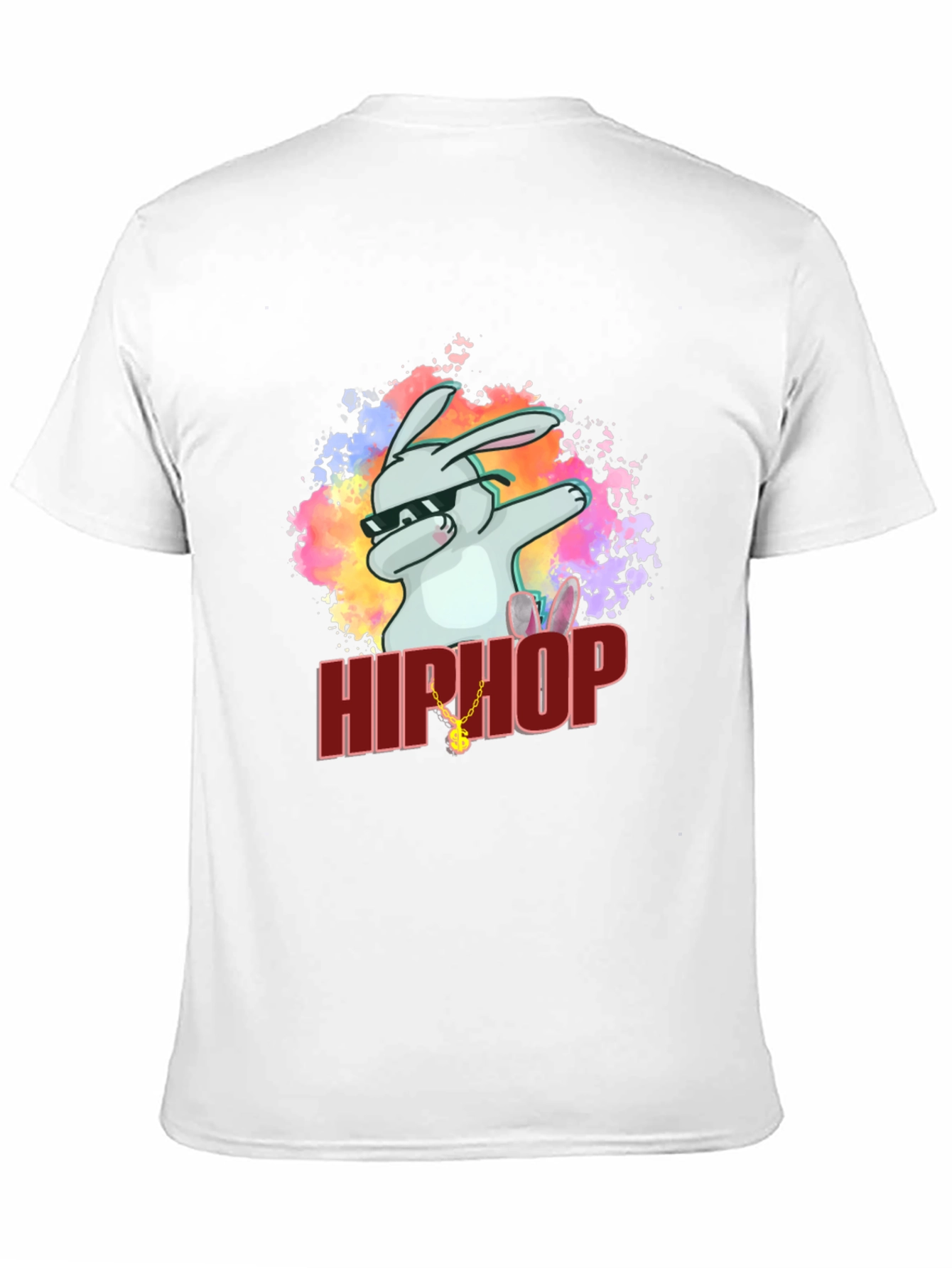Hip Hop Rabbit Graphic T-Shirt - Cool & Trendy