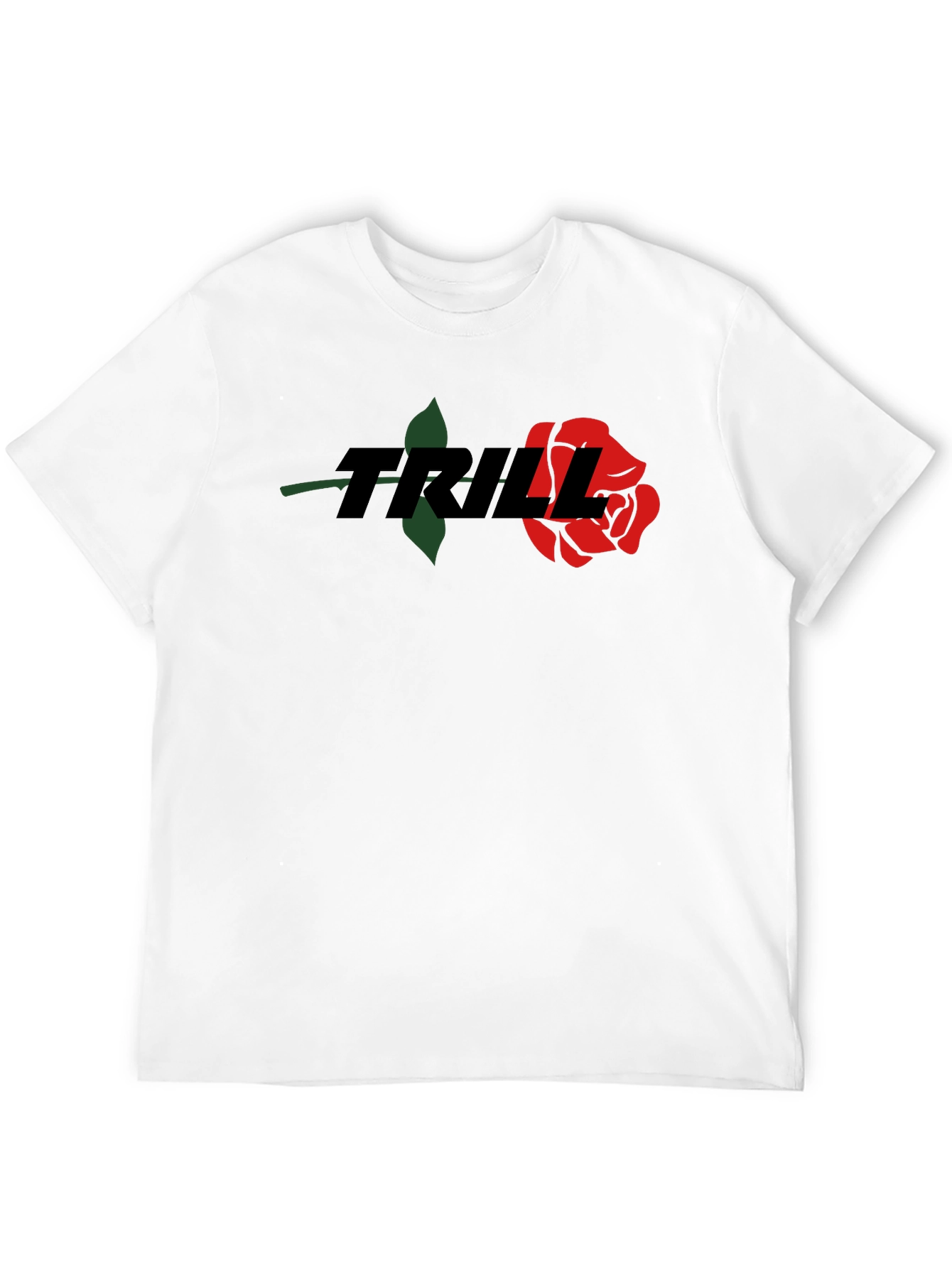 Trill Rose Graphic Tee - Stylish Casual Wear