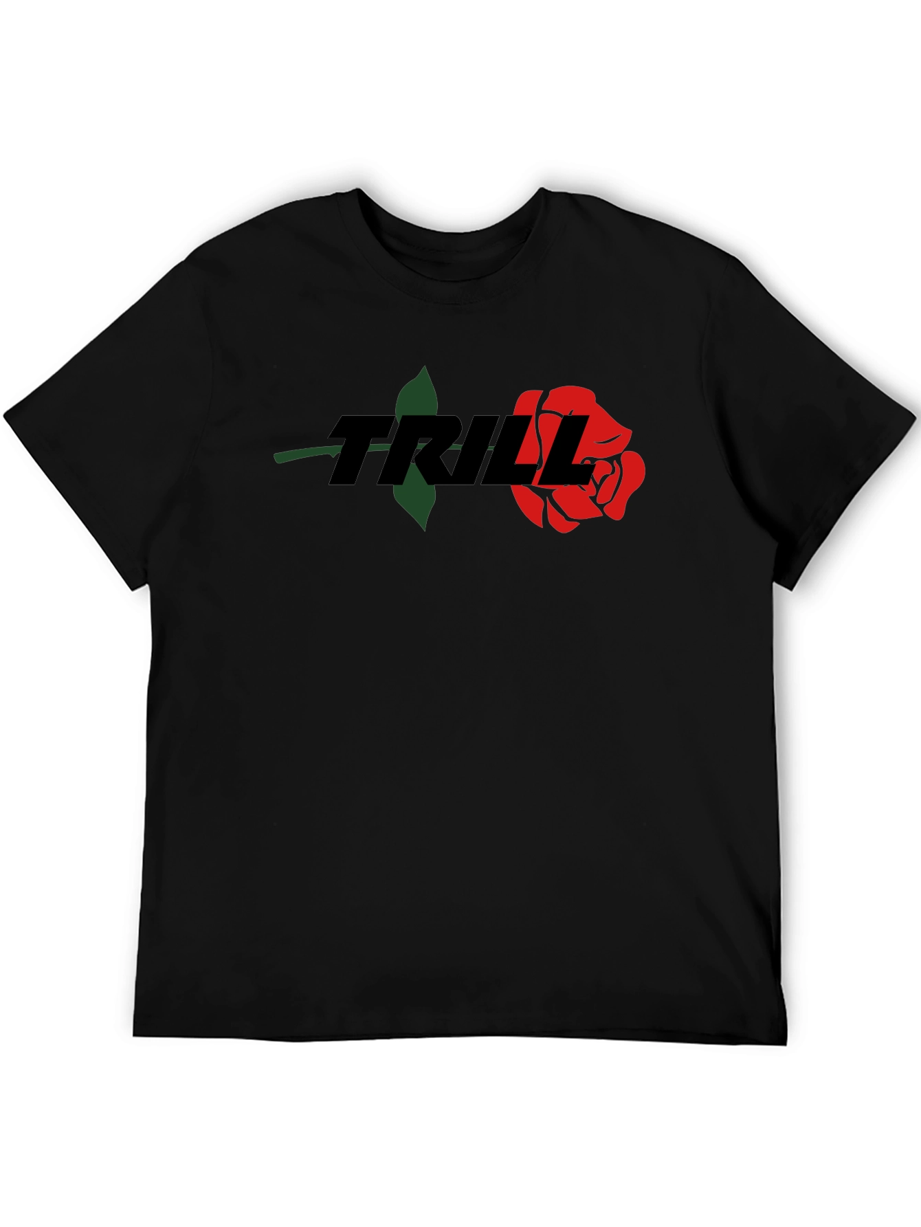 Trill Rose Graphic Tee - Stylish Casual Wear
