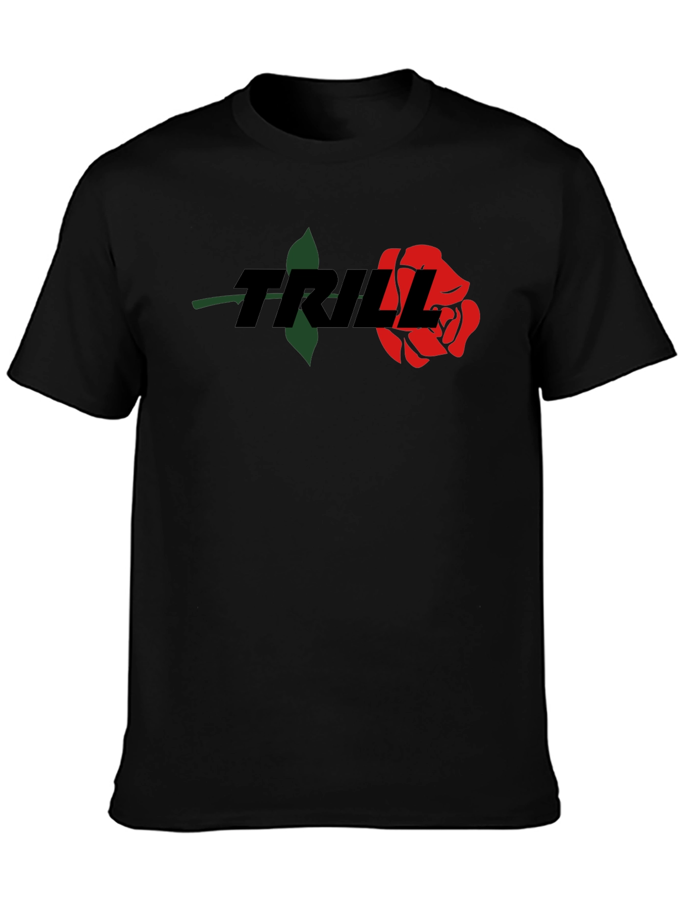 Trill Rose Graphic Tee - Stylish Casual Wear