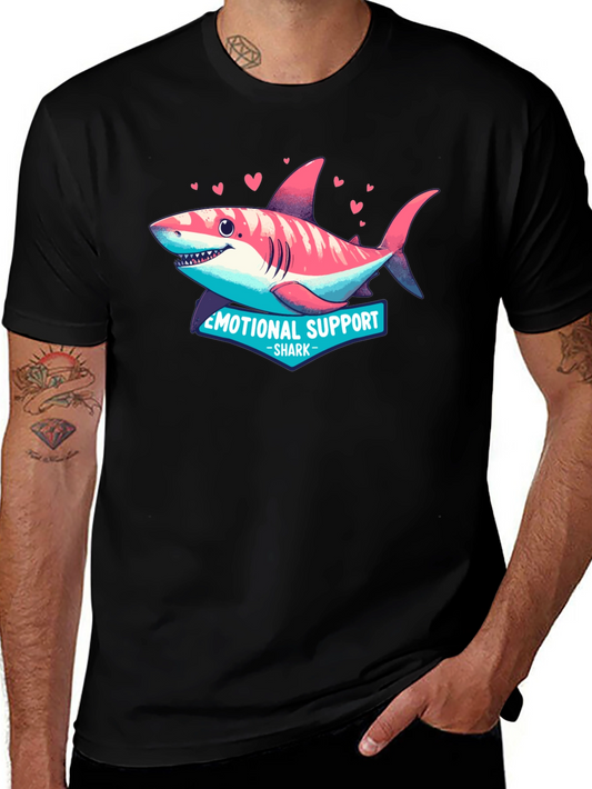 Emotional Support Shark Graphic Tee