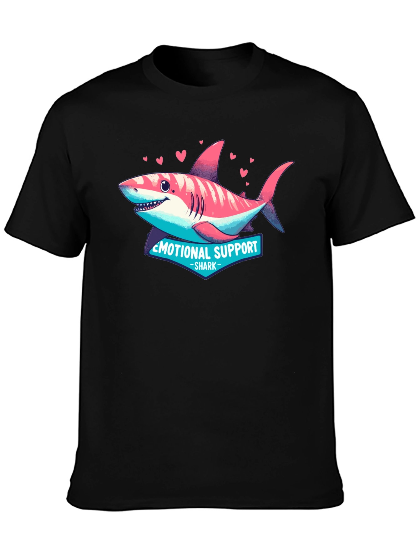 Emotional Support Shark Graphic Tee