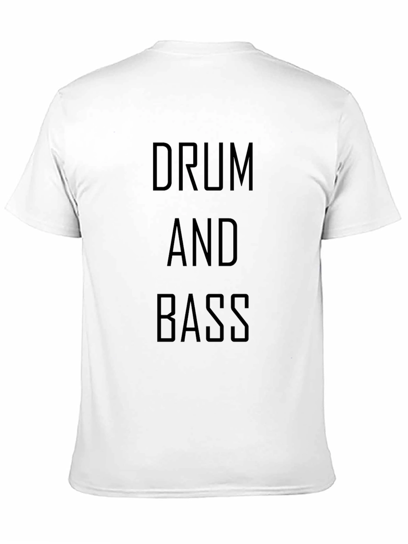 Drum and Bass Black Graphic T-Shirt