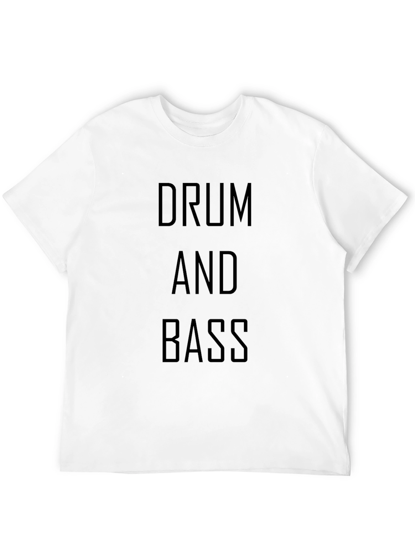 Drum and Bass Black Graphic T-Shirt