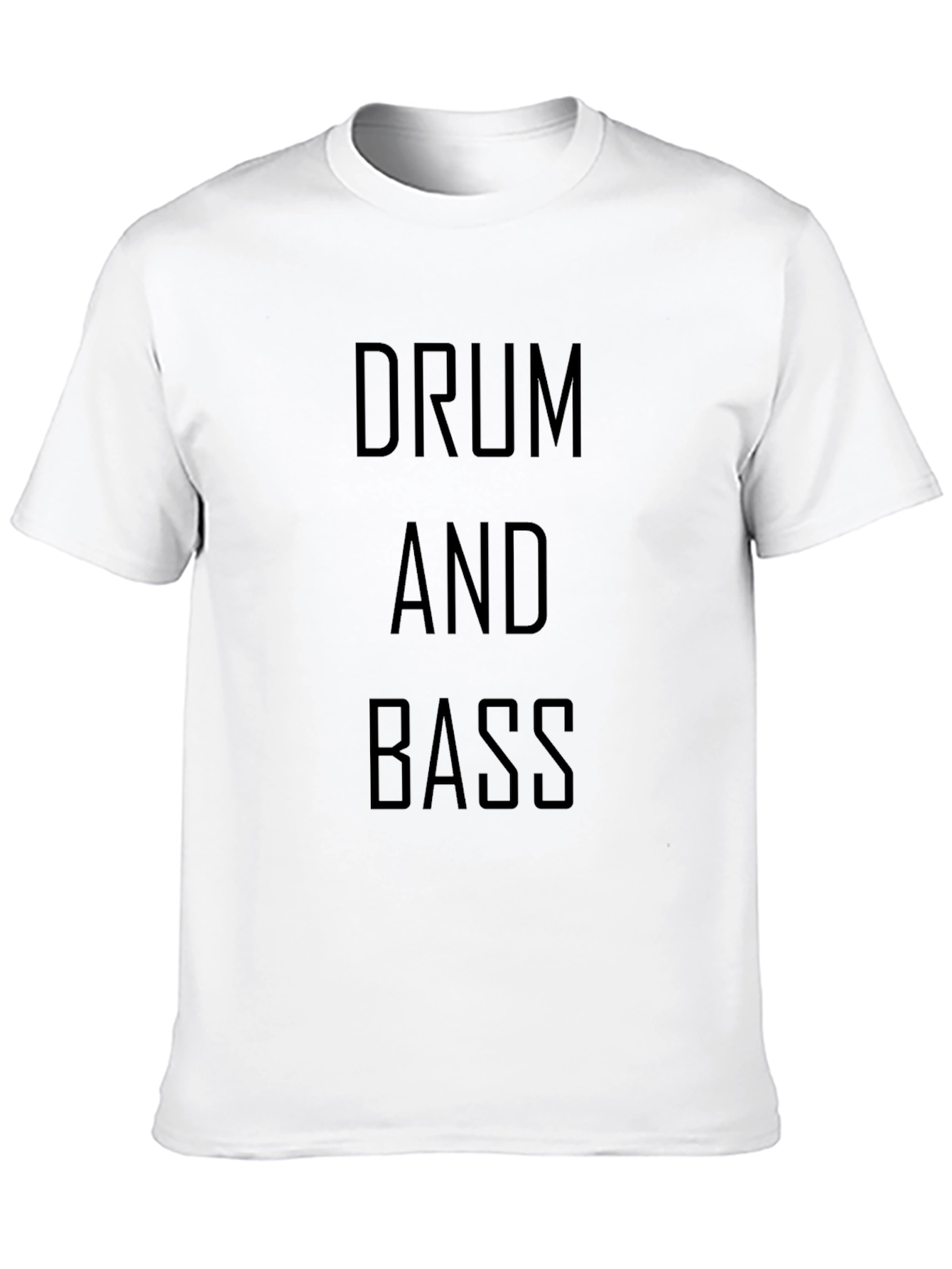 Drum and Bass Black Graphic T-Shirt