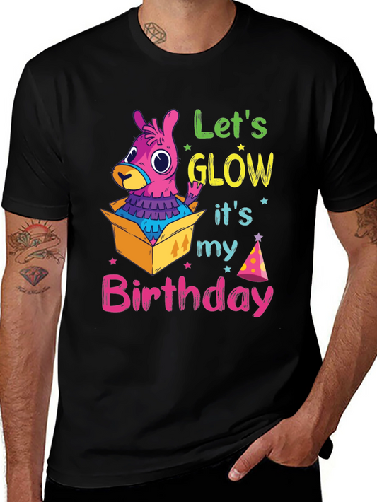 Lets Glow Birthday Shirt