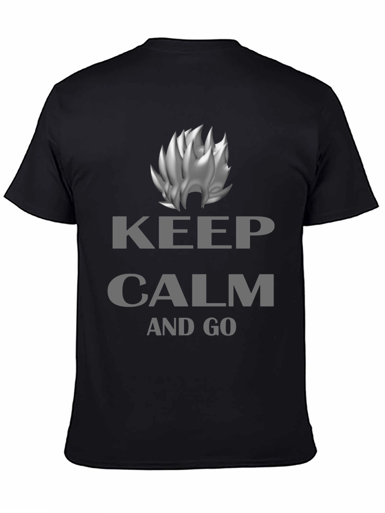 Keep Calm and Go T-Shirt - Black