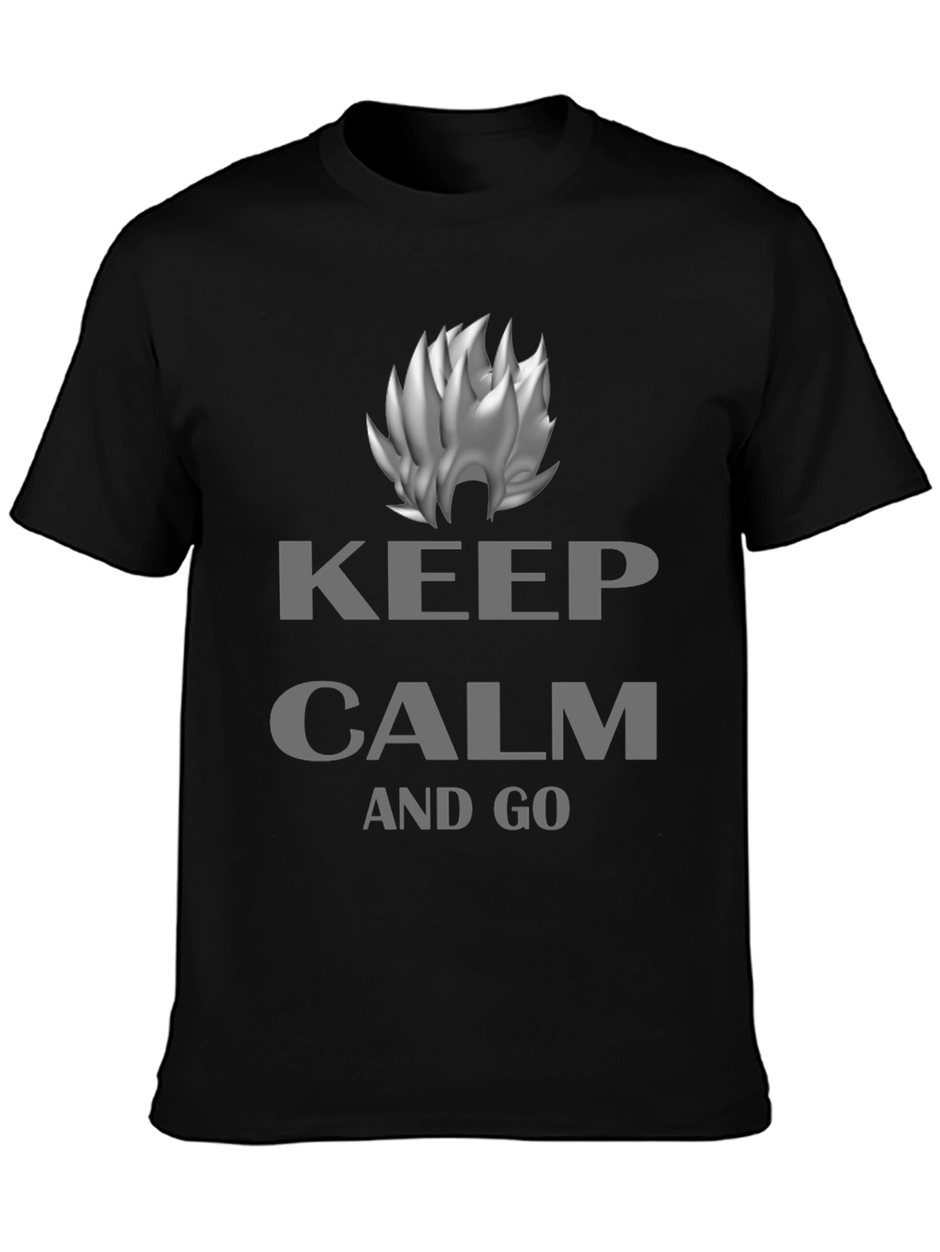 Keep Calm and Go T-Shirt - Black