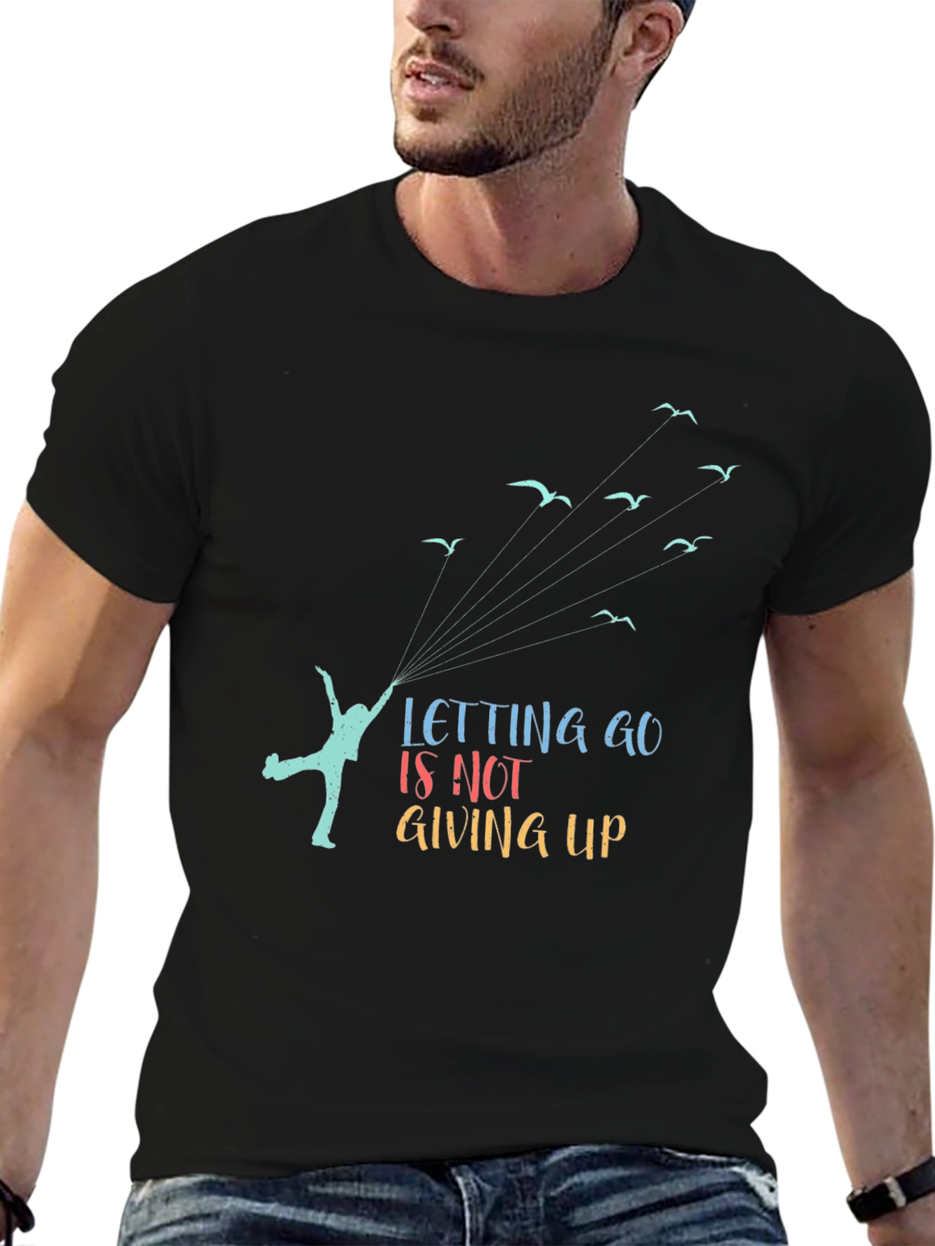 Letting Go Is Not Giving Up Graphic Tee