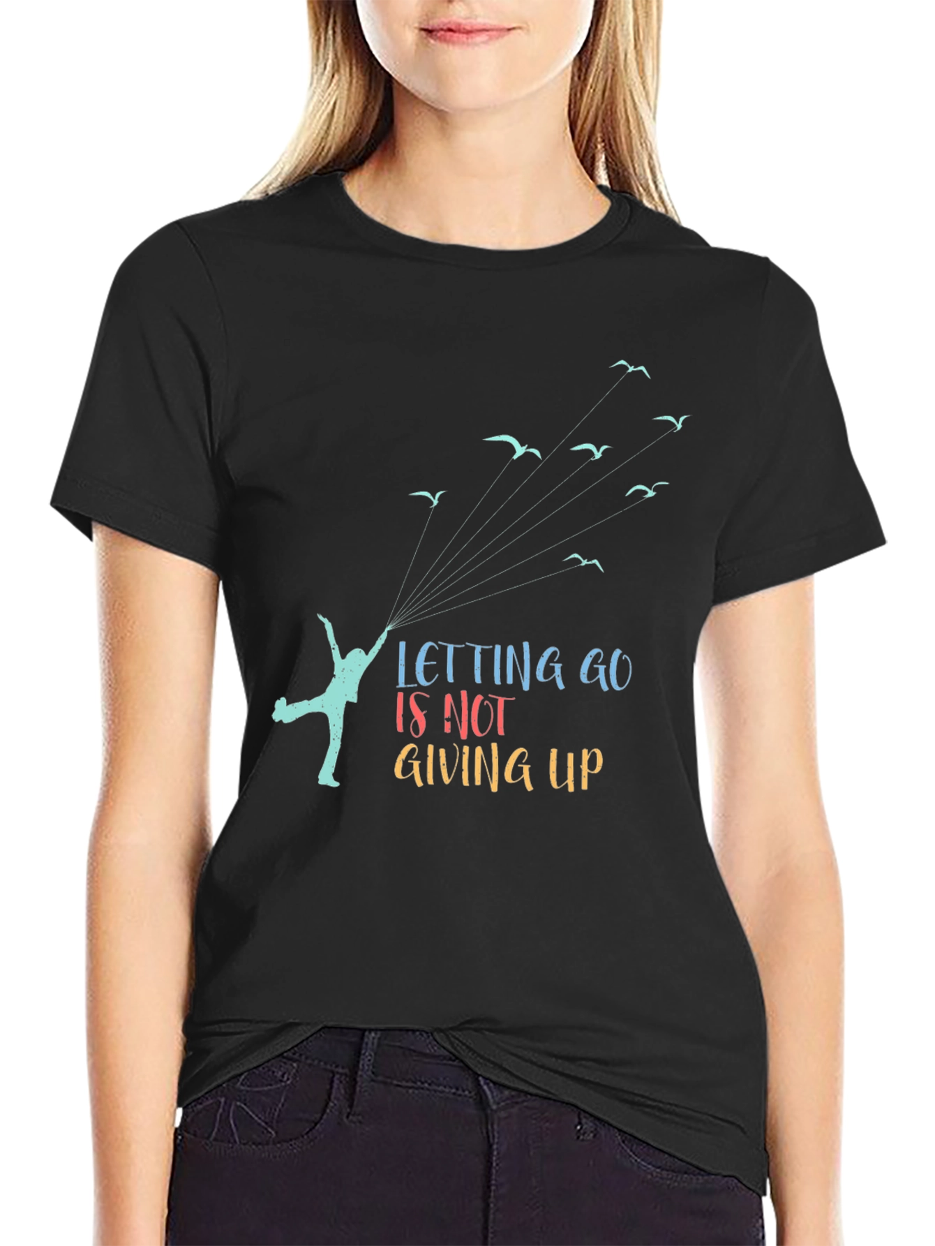 Letting Go Is Not Giving Up Graphic Tee