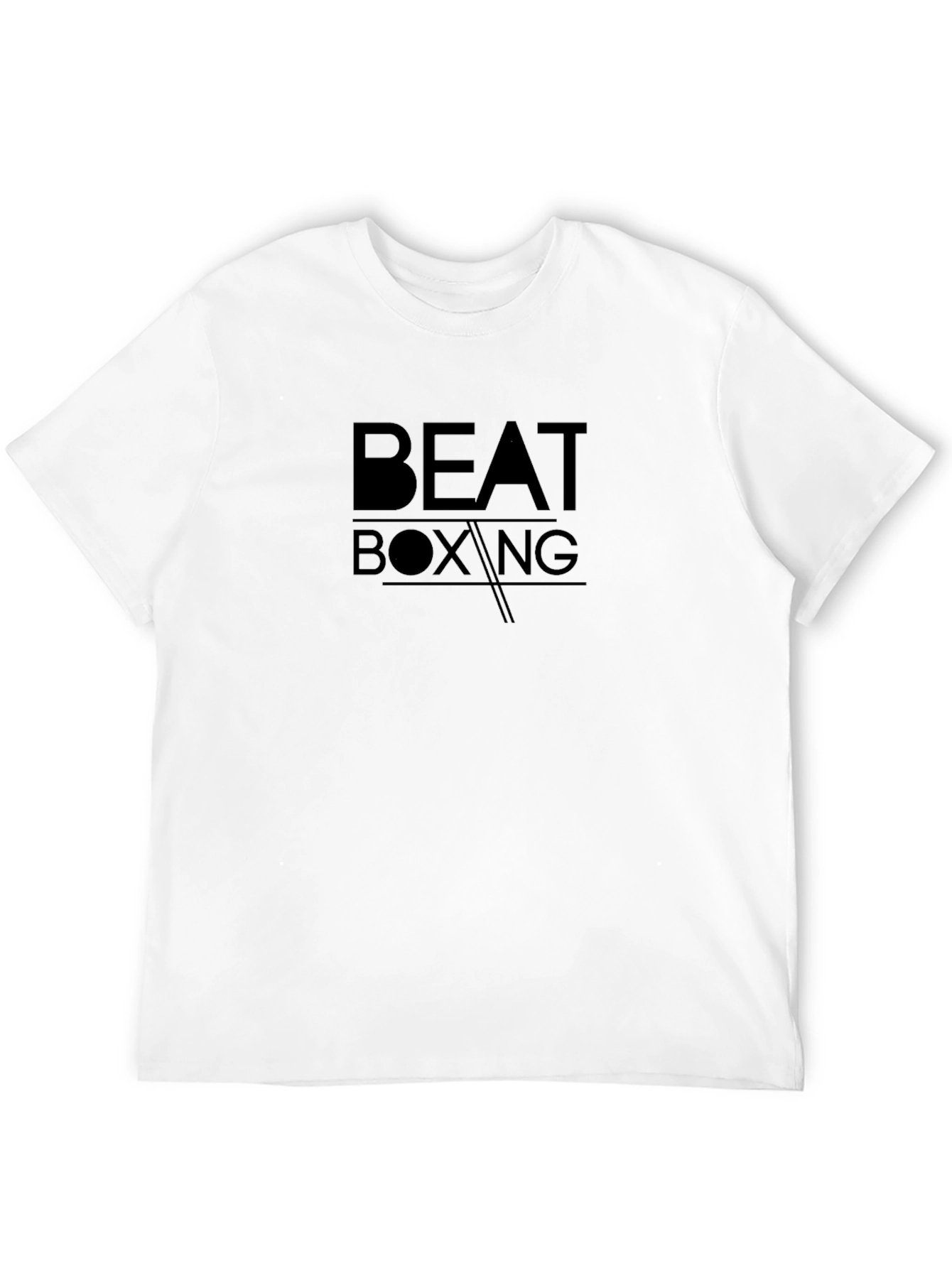 Black Beat Boxing Graphic T-Shirt