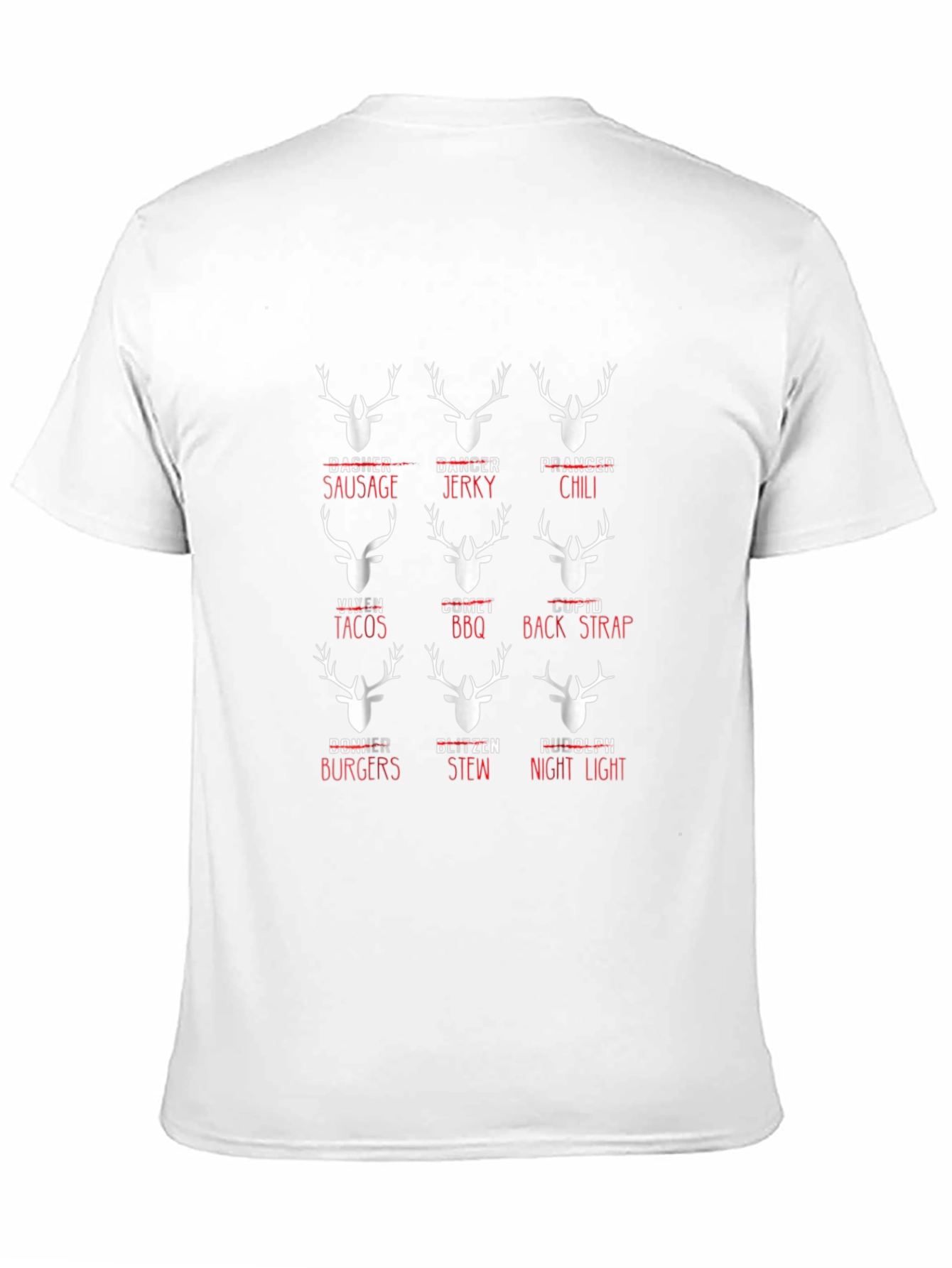Funny Reindeer Names T-Shirt