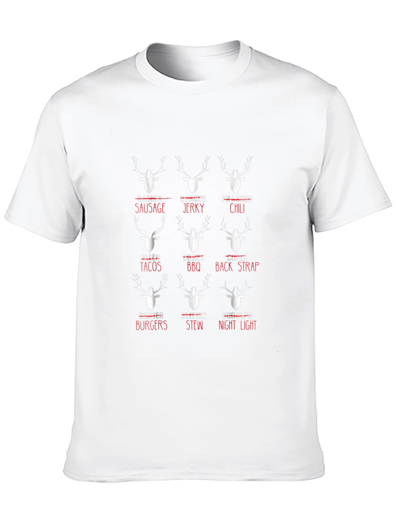 Funny Reindeer Names T-Shirt